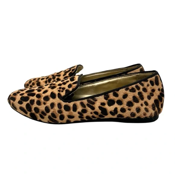 Birdies The Starling Cheetah Print Calf Hair Slip On Loafer Flats Women’s 6.5 - Picture 6 of 14